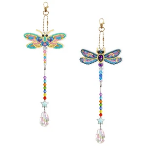 DIY Diamond Drawing Suncatcher Hanging Ornament Wind Chime Pendants - Picture 1 of 12