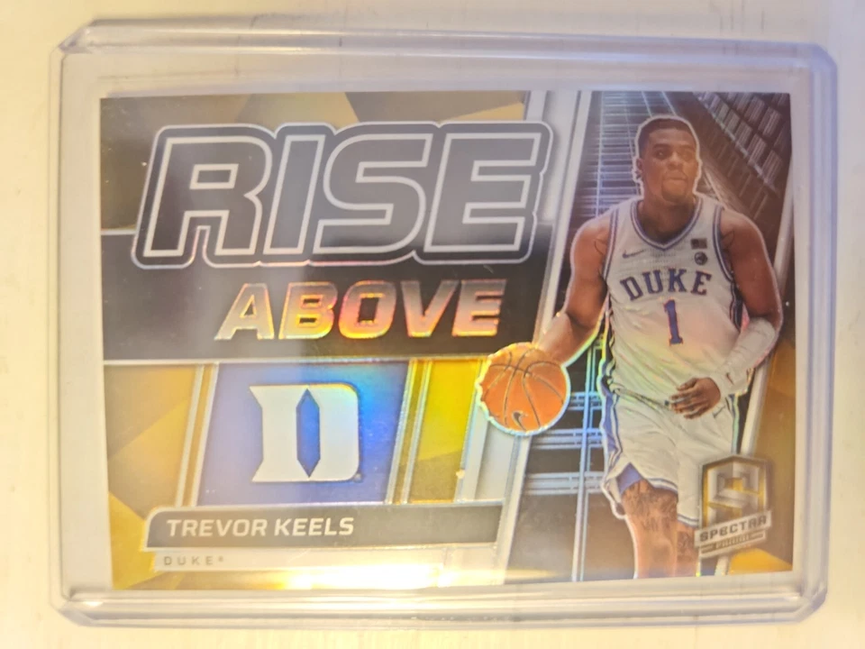 2022-23 Panini Chronicles TREVOR KEELS SP Gold Rise Above rookie-08/10-Knicks - Image 1 of 2