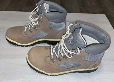 Timberland 6 Inch Premium Waterproof Boots Size 4.5Y GRADE-SCHOOL Wheat/gray - Image 1 of 4