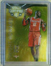 ┥ 2014-15 Totally Certified Platinum Gold #74 Dwight Howard/10! Rare Rockets