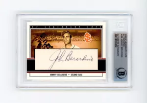 Johnny Berardino 2002 SP Legendary Cuts Autographs Auto John Beradino BAS COA - Picture 1 of 3