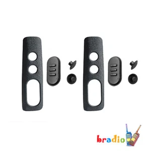 2Pack For RDM2070D RDU2020 RDU4100 RDV5100  Radio Lever PTT & Rubber Button - Zdjęcie 1 z 2