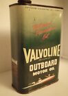 VINTAGE Valvoline Outboard Motor Oil "THE WORLD'S FIRST MOTOR OIL" VG Condition