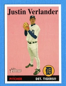 2007 Topps Heritage #296 Justin Verlander Detroit Tigers - Picture 1 of 1