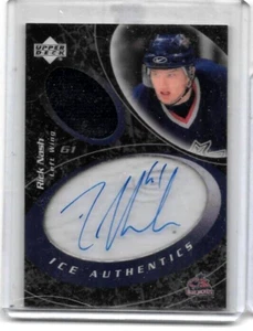 Autógrafo auténtico certificado por hielo Rick Nash 2004 cubierta superior - Muy en buen estado $60.00 - Imagen 1 de 1