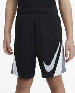 NWT Nike Boys Youth Colorblocked Shorts Smoke Gray/Black Size 4 86G365 $24 - Picture 1 of 5