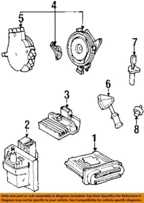 Used Engine Control Module (ECM) fits: 1994 Chevrolet Camaro Electronic Control Foto 1 de 2