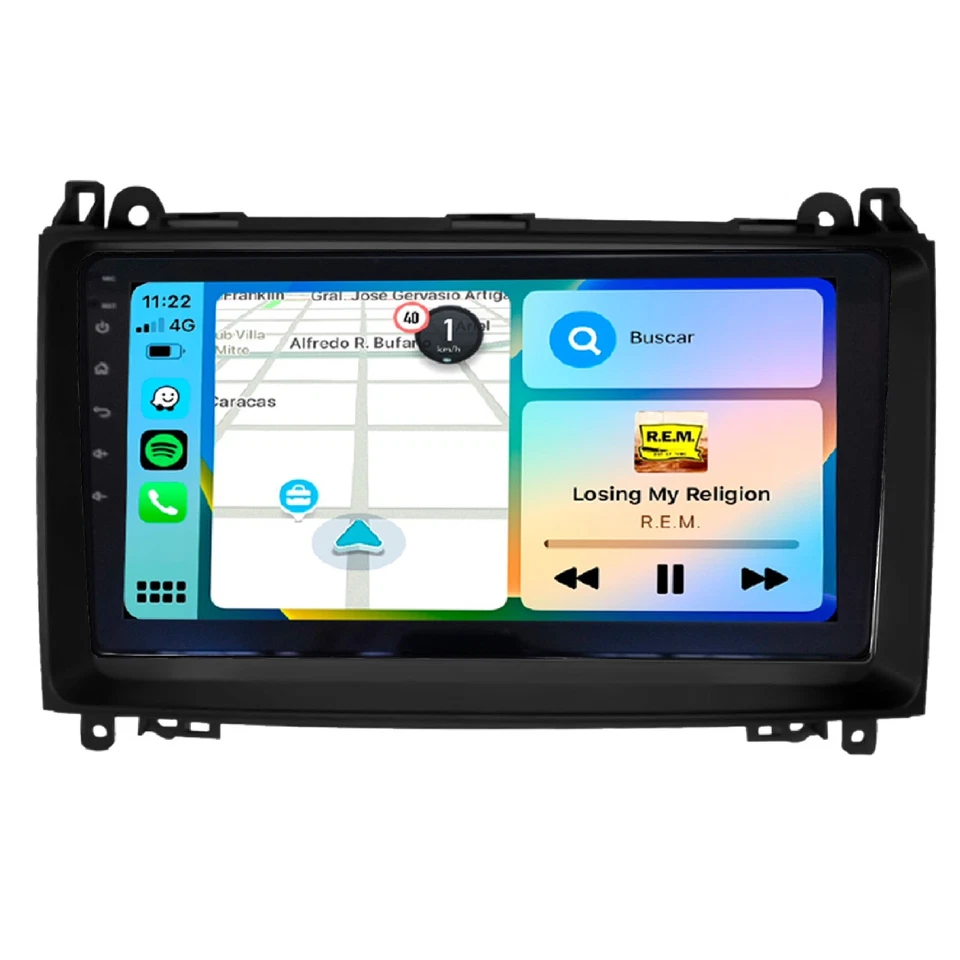 Autoradio Android per Mercedes Classe A-B-Vito-Viano -Octacore 4GB 64GB -Camera - Immagine 1 di 4