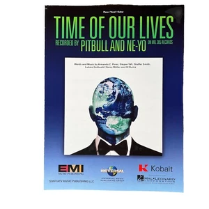 Time of Our Lives Sheet Music Piano Vocal Guitar Ne-Yo Pitbull New Hal Leonard - Picture 1 of 4