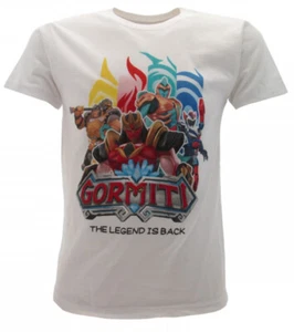 Camiseta Gormiti Original Oficial Legend Blanca Grupo Niño - Imagen 1 de 2