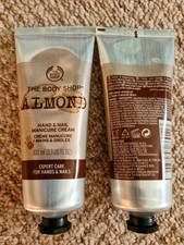 The Body Shop Almond Hand & Nail Manicure Care Cream for working hands 2x 100ml