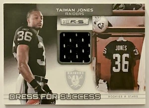 2011 Panini Rookies & Stars TAIWAN JONES RC /299 Dress for Success Jerseys #15 - Picture 1 of 2
