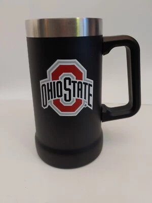 Taza de cerveza aislada OSU Ohio State University Memory Company - negra 16 OZ Foto 1 de 4