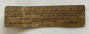 Vintage Garvey 6” Golden Oil Board Sample Ruler Free Shipping - Picture 1 of 5