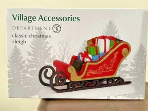 Department 56 Classic Christmas Sleigh 4.25" Long #6005441 - Picture 1 of 2