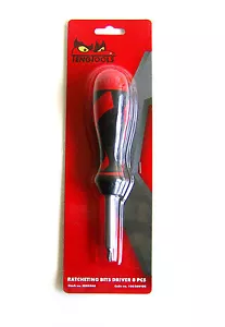 Teng Stubby Cricchetto Punta Driver L 172mm + 6 Bit 0.6cm & Adattatore Custodito - Foto 1 di 4