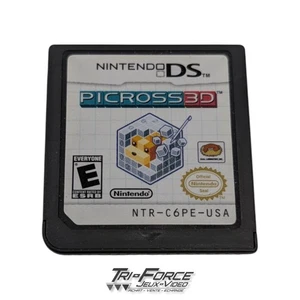 Carrito Picross 3D Nintendo DS SOLO probado, envío gratuito - Imagen 1 de 1