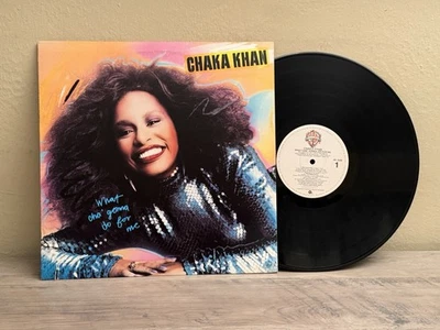 CHAKA KHAN WHAT CH'A GONNA DO FOR ME KILLER SYNTH FUNK SOUL DISCO WARNER BROS NM - Image 1 of 4