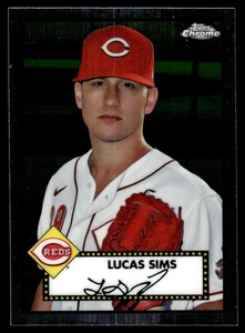 2021 Topps Chrome Platinum Anniversary Lucas Sims Cincinnati Reds #382 - Picture 1 of 2