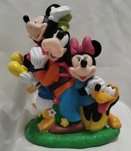 Disney Store Mickey Gang Bank Inkl. Minnie Donald Goofy Pluto - Bild 1 von 9