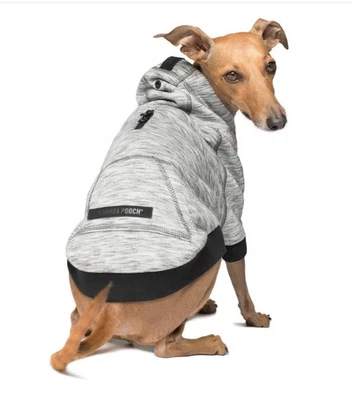 B23) Canada Pooch Hero Sudadera con Capucha Gris Talla 18 Foto 1 de 4