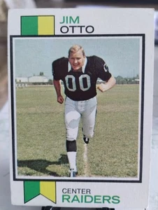 1973 Topps #461 JIM OTTO Oakland Raiders HOF *EX+* - Picture 1 of 2