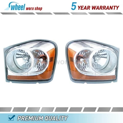 Conjunto de faros izquierdo derecho para Dodge Durango 3,7 L 2004 2005 2006 Foto 1 de 4