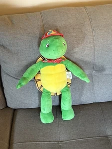 Franklin the Turtle Plush Doll 14" Book TV Character Stuffed Animal Hat Bandana - Picture 1 of 4