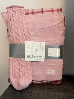 New Liz Claiborne Four-piece Sleep Set Size Large  - Image 1 of 4