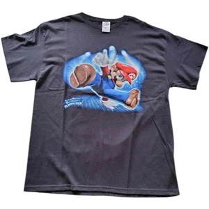 2008 Nintendo Mario DDR Dance Dance Revolution Mix Tee NWT Official Seal L Rare - Picture 1 of 6