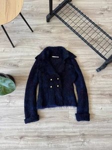 Chaqueta Mohair Vintage Archive 2000s Class Roberto Cavalli Para Mujer Talla 42 - Imagen 1 de 12