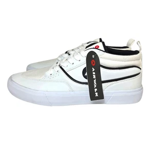 Airwalk Freestyle Mid-Top Canvas Skateboard Sneaker Schuhe weiß Herren 10,5 & 12 - Bild 1 von 8