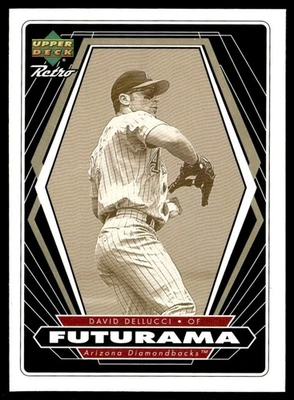 1998 Upper Deck Retro David Dellucci Rookie Arizona Diamondbacks #102 - Image 1 of 2