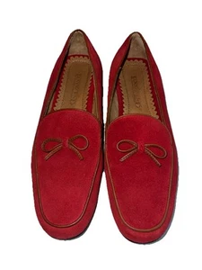 Lands End Damen-Loafer Schleife Fahrschuhe kardinalrot Größe 8 B Slipper 86155 - Bild 1 von 12