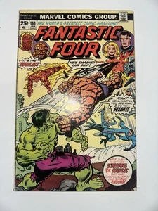 Fantastic Four 166 (1961) THING vs. HULK 1st Print Marvel Comics Jan 1976 - Bild 1 von 10