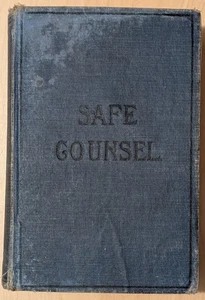 1922 "Safe Counsel" or Practical Eugenics by Jefferis & Nichols - HC - Imagen 1 de 9