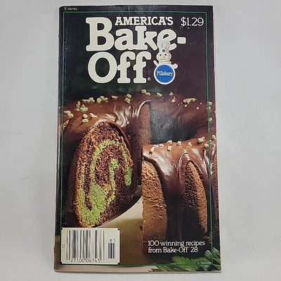 Vintage 1978 Pillsbury America's 28th Bake Off Cookbook 100 Winning Recipes Book Foto 1 de 3