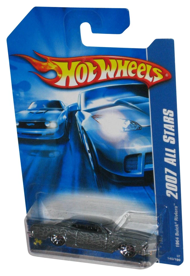 Coche de juguete Buick Riviera 140/180 All Stars Silver 1964 Hot Wheels 2007 Foto 1 de 1
