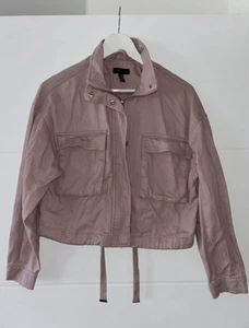 Pink Denim Jacket NewLook Size 10 - Picture 1 of 3