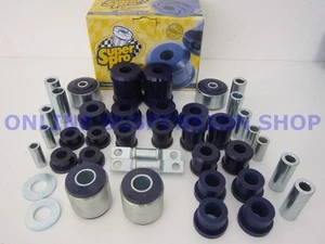 Suits Mitsubishi EVO 4 5 6 SUPER PRO F&R Suspension Bush Kit SUPERPRO - Picture 1 of 1