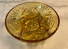 Vintage  Amber Depression Glass Bowl 7?.  No Chips Or Cracks.