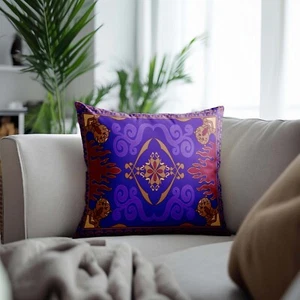 Aladdin Pillow Cover, Magic Carpet Pillow, Disney Decor Pillow, Arabian Nights - Picture 1 of 10