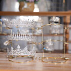 Bride Crown Headband Tiara Support Holder Princess Beads Crown Display Rack f