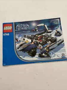 LEGO Alpha Team 4746 Mobile Command Center INSTRUCTION MANUAL ONLY - Picture 1 of 8