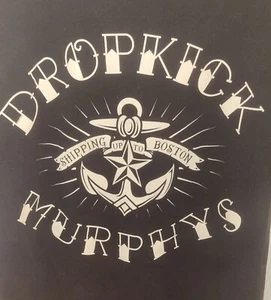 Dropkick Murphys Shipping Up To Boston Black Tee Shirt Top Adult XS Used - Picture 1 of 5
