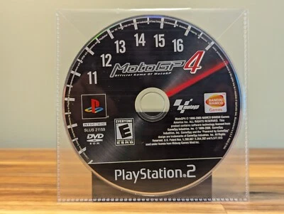 MotoGP 4 (Sony PlayStation 2 PS2, 2006) (Disc Only) (Loose) (Tested) MINT - Image 1 of 2