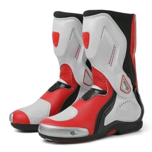 Motorcycle High-top Biker Boots Racing Bike Boots Breathable Street Riding Boots - Picture 1 of 14