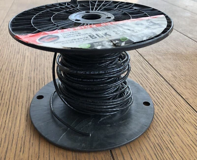 60' United Copper 14 AWG & STRANDED 30A THHN/THWN-2/MTW 600V Building BLACK Wire - Image 1 of 4