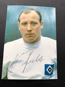 UWE SEELER (†2022) original DFB WM 1966 ARAL66-Sammelkarte 10x15 - Picture 1 of 2