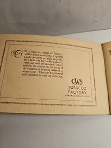 Un álbum de flores de C.W.S Tobacco Factory - 1936 raro - Imagen 1 de 19